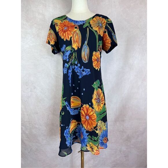 Vintage Floral Dress 1990s - Picture 1 of 7